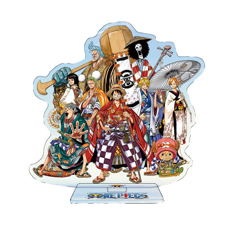 路飞索隆全员周边立牌二次元亚克力钥匙扣摆件 和之国全员