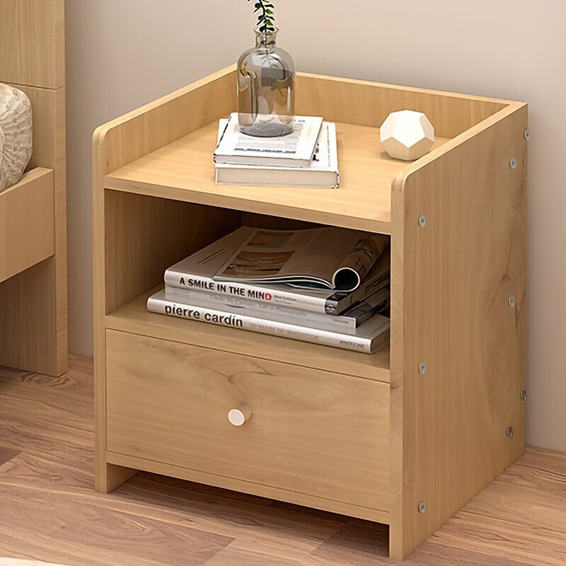 木以成居 床头柜 卧室小床边柜 简约带抽屉储物柜子 原木色LY-3066使用感如何?