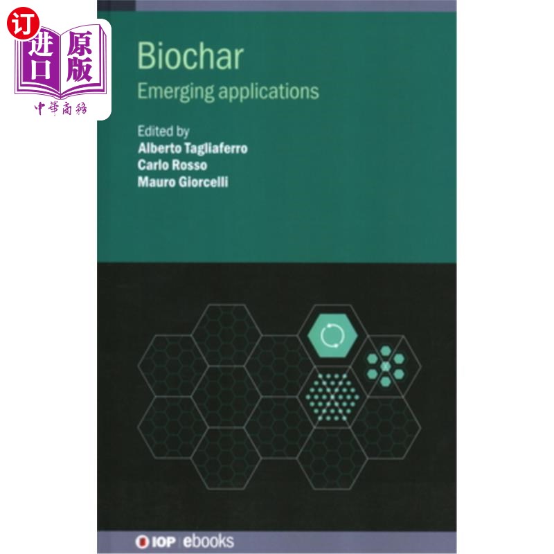 海外直订biochar: emerging applications 生物炭:新兴应用程序