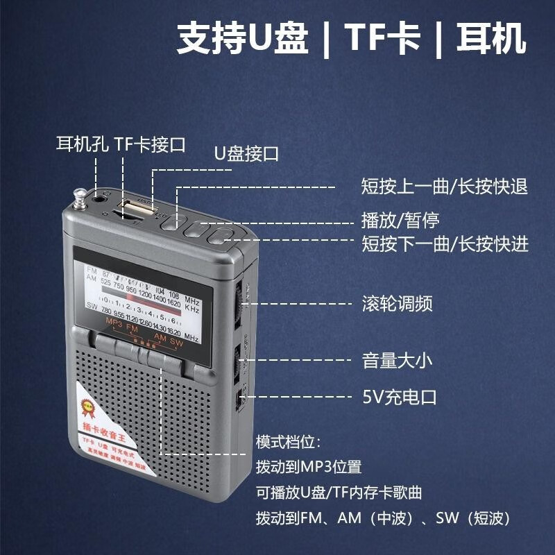 c65金正收音机怎么样?功能强大,性能优越|百礼购