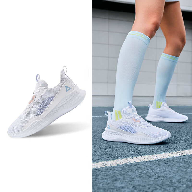 匹克(peak)跑鞋女夏季新款网面透气跑步鞋减震软底运动鞋休闲鞋dh32