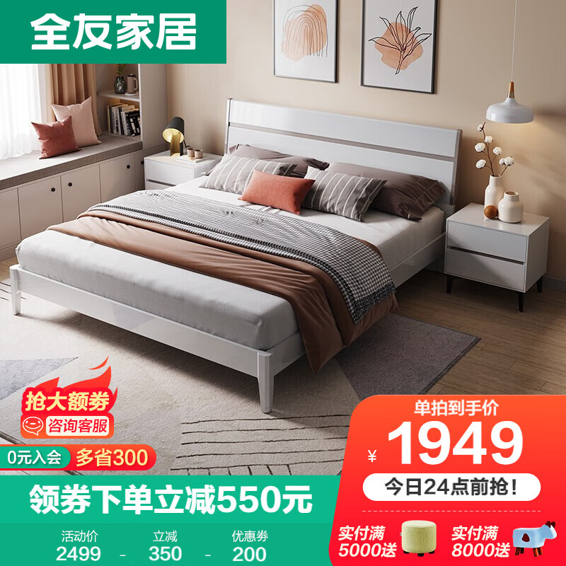 优缺点点评【全友（QUANU）板式床】质量怎么样？图文解说