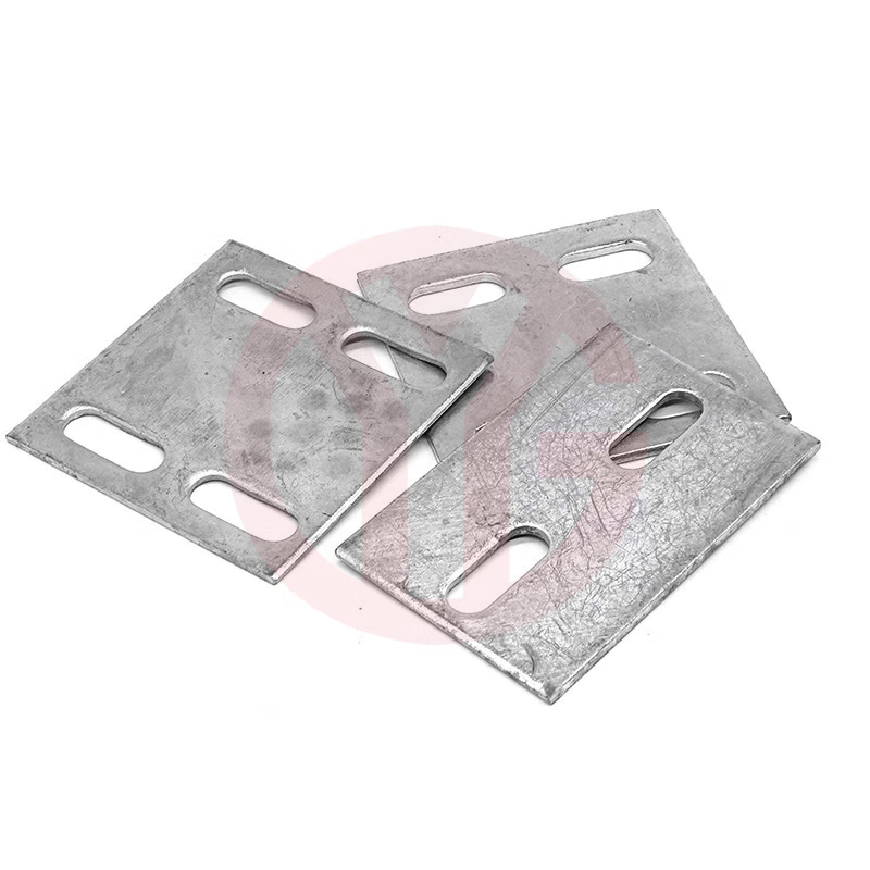 厂家供应热镀锌预埋板建筑幕墙配件 桥梁钢结构预 预埋钢板2孔