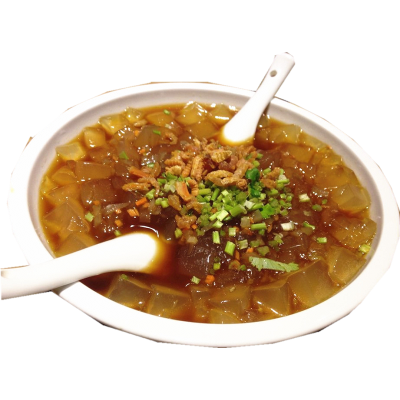 虎钢馋青岛石花菜水晶凉粉原料冻菜沙根子紫色海石花冻菜木莲冻1件