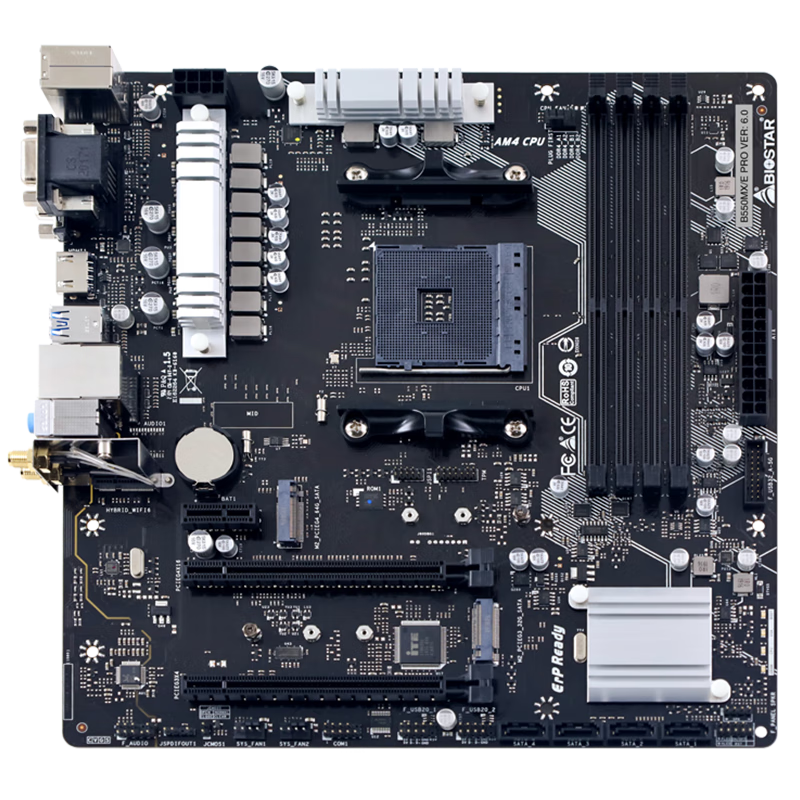 BIOSTAR 映泰 B550MX/E PRO主板CPU支持5600X
