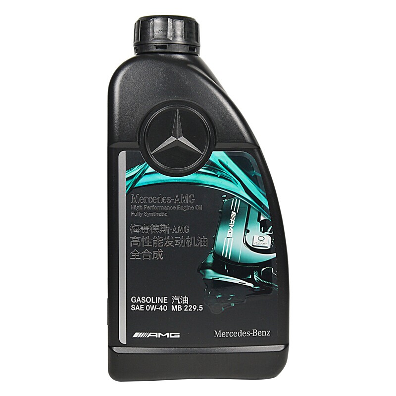 奔驰(benz)原厂机油4s专用全合成0w-40amg高性能汽车机油 amg高性能