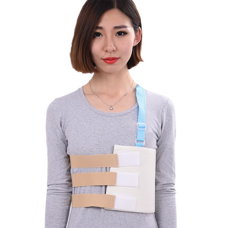 肋骨固定带护胸带医用成人夏胸部心脏手术后胸椎绑带康复护具 白色 s