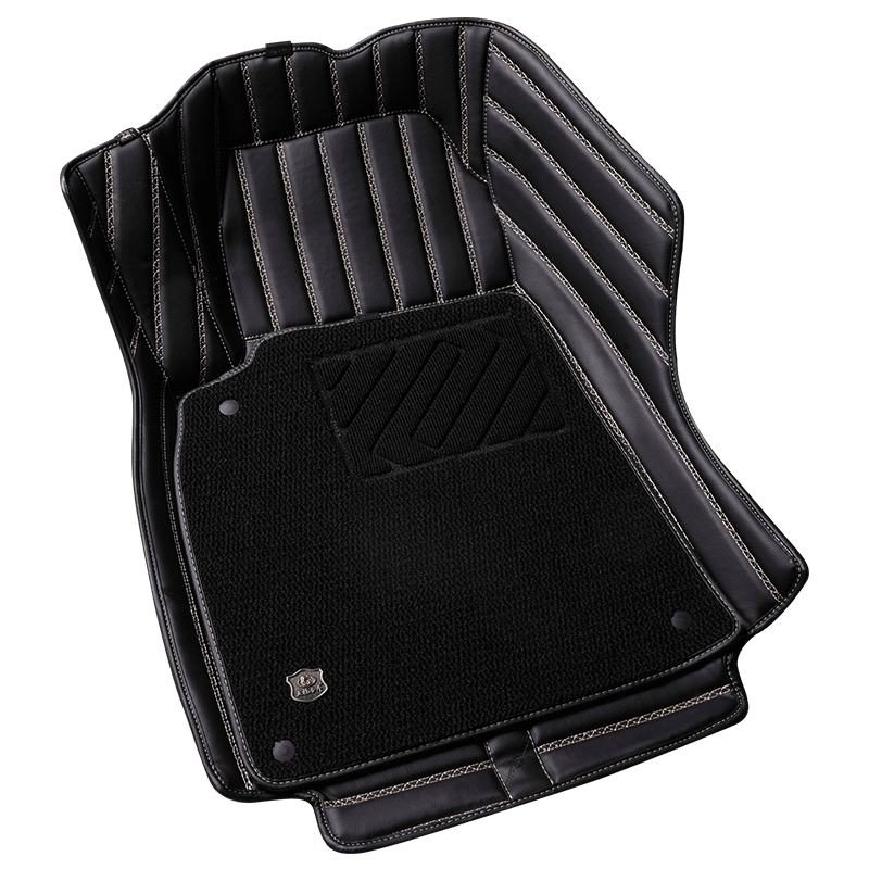 五福金牛 tpe汽車腳墊 專用于斯柯達(dá)明銳pro柯迪亞克gt柯米克速派昕動昕銳 單層-黑色 明銳腳墊