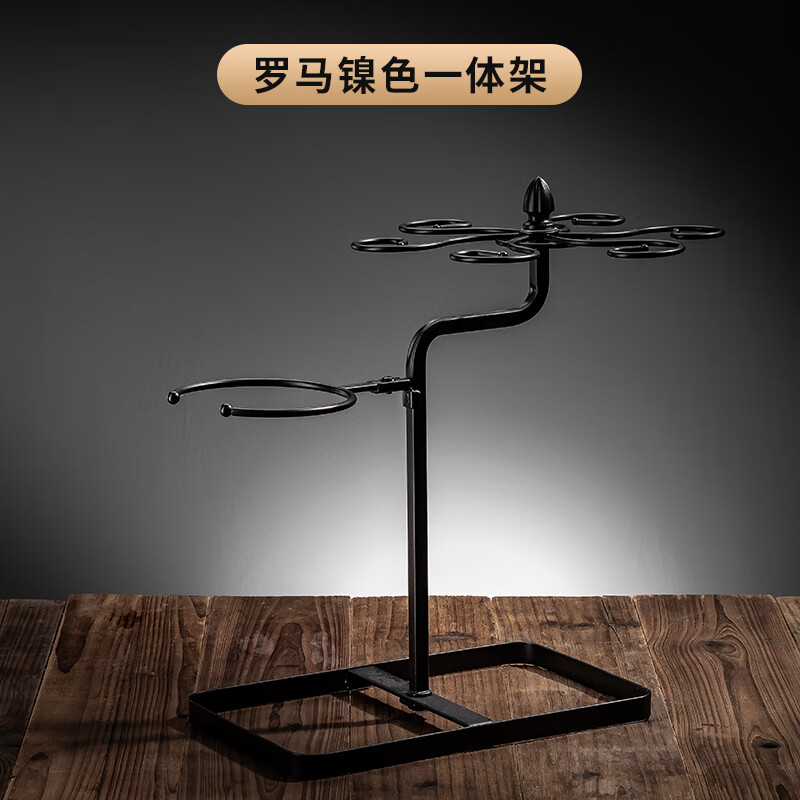 红酒架摆件 轻奢创意红酒杯架倒挂悬挂家用酒柜装摆件欧式简约挂杯架