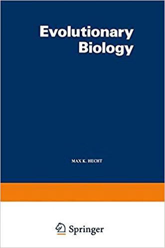 预订 evolutionary biology