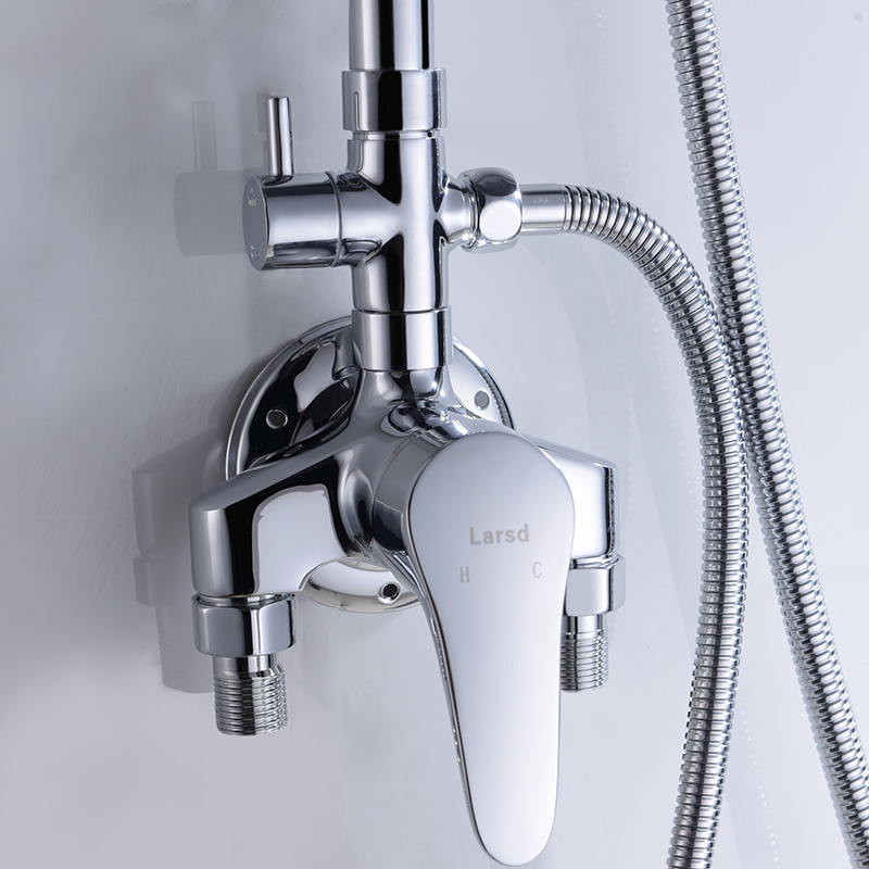 莱尔诗丹 larsd ld5806 明装淋浴花洒套装 明管花洒 淋浴器 手持花洒