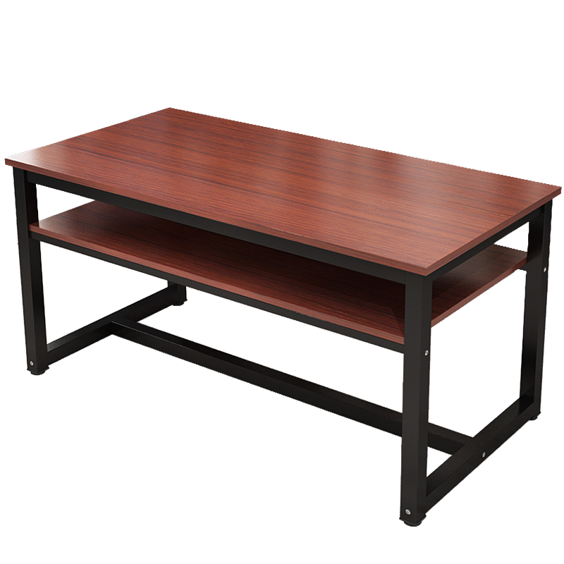 藤印象 书法桌书画桌简易双层书桌办公绘画桌课桌写字桌电脑桌画案 100长*60宽*80高加固