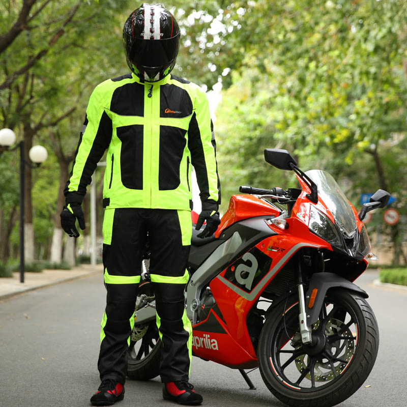 ridingtribe摩托车骑行服套装夏季网眼透气赛车服防风保暖防摔骑士