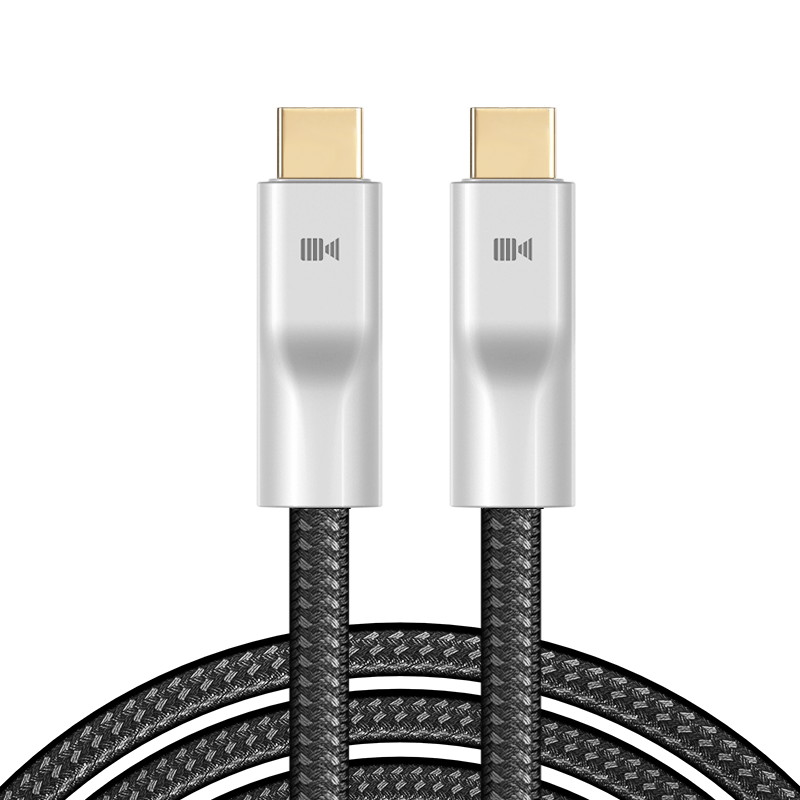 開(kāi)博爾 單晶銅鍍銀解碼線(xiàn)Type-C轉Type-C方口音頻線(xiàn) DAC解碼線(xiàn)/器 手機電腦平板接調音臺解碼連接線(xiàn) 2米