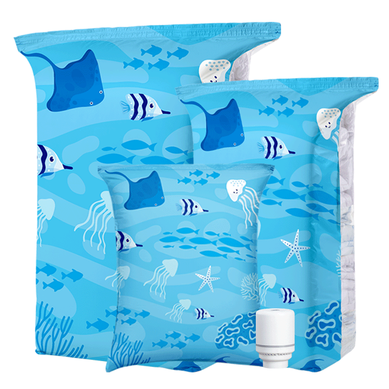 太力真空压缩袋收纳袋搬家打包分装袋4特大立6中立体4小1电泵抽压两用