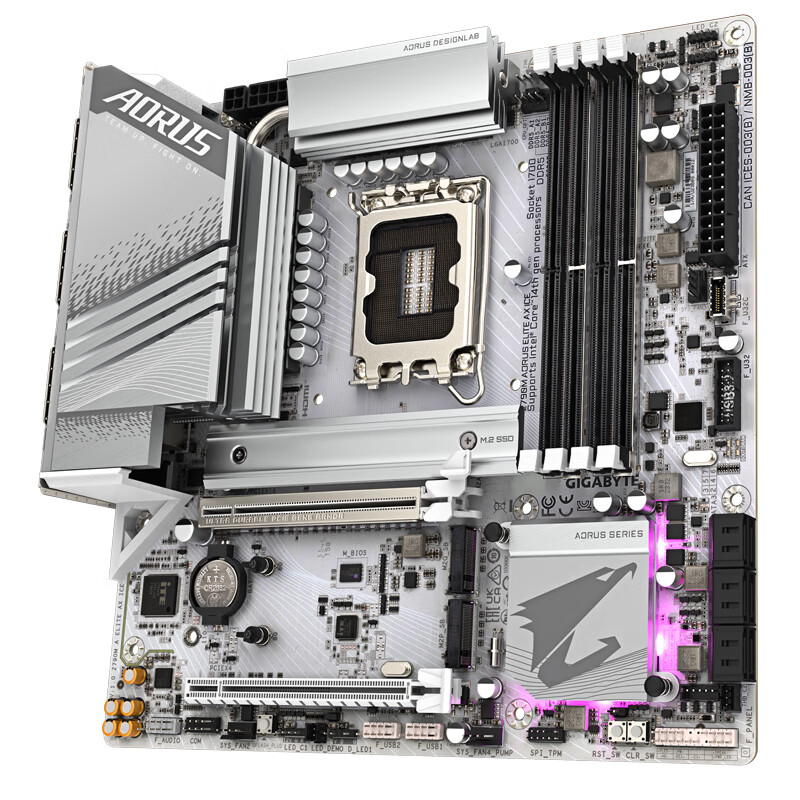技嘉（GIGABYTE）Z790 主板Z790 AORUS XTREME X ICE 钛金雕支持12代13代14代酷睿台式机主板 Z790M AORUS ELITE AX ICE