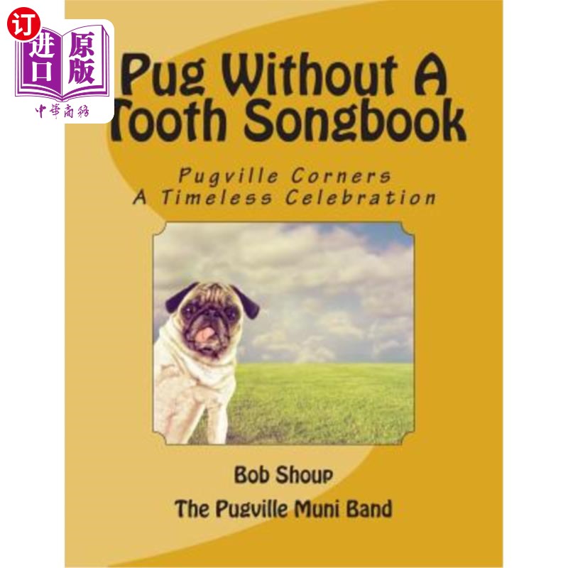 海外直订pug without a tooth songbook 帕格无牙歌集