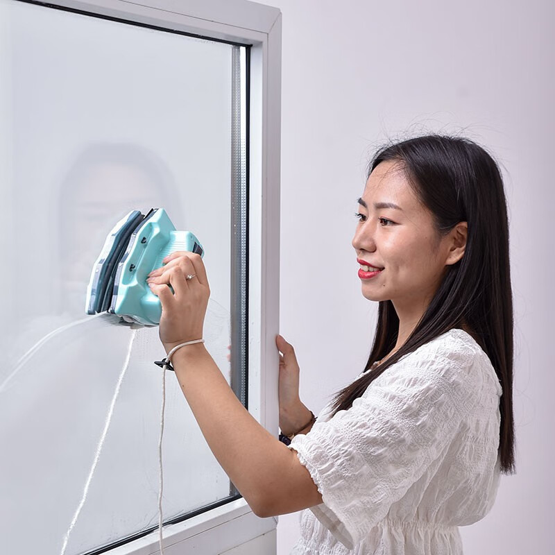 诚成擦玻璃神器高楼双面玻璃擦三层双层中空清洁器防夹手擦窗器工具 用于双层三层中空18-34毫米玻璃