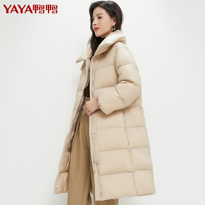 【到手199元包邮】鸭鸭（YAYA）2022年冬季新款 女中长款羽绒服