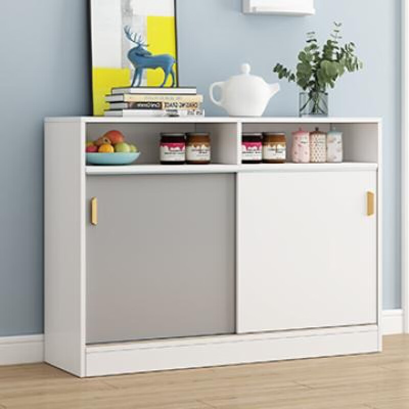 生态宜家薄餐边柜窄款定制柜 超2030cm宽能储物柜子餐柜碗 a款 长60宽