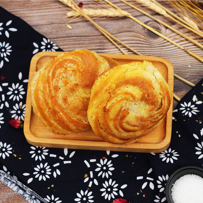 虎钢馋内蒙古手撕油旋多口味140g*10枚特产美食传统手工糕点胡麻油