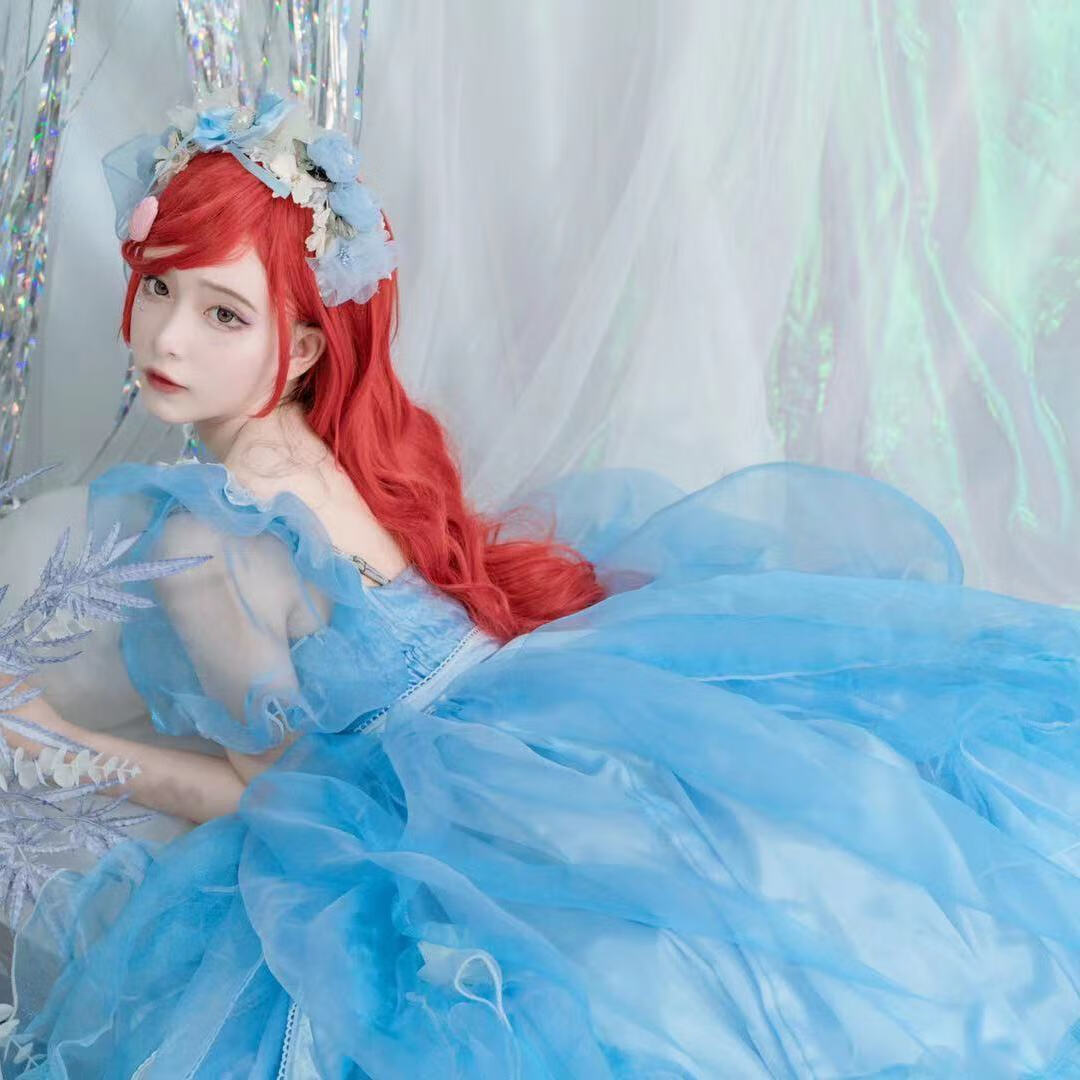 绮岑仙女裙超仙长裙温柔风白日梦私语与公主相约婚纱主纱礼公主裙