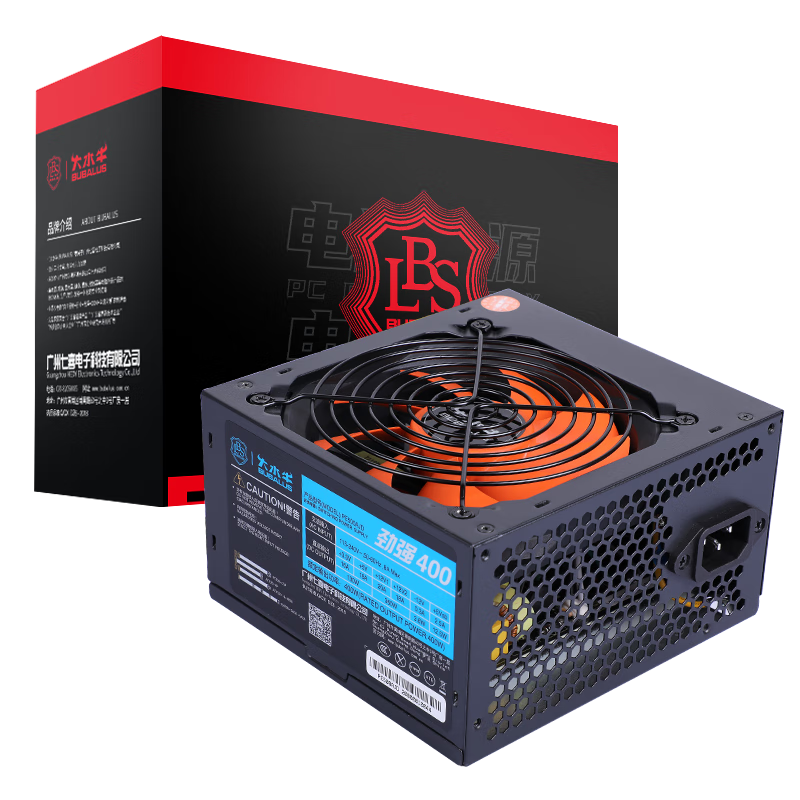 BUBALUS 大水牛 劲强 400 非模组ATX电源 400W