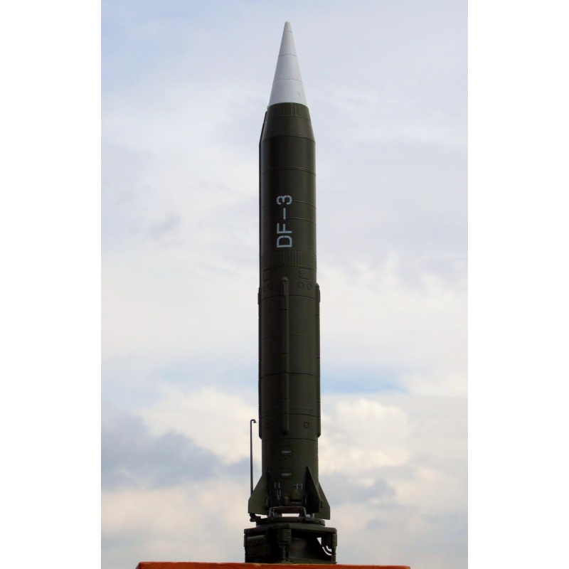 道麦奇 东风三号导弹模型 1/72 df-3中程弹道第二炮兵合金成品收藏