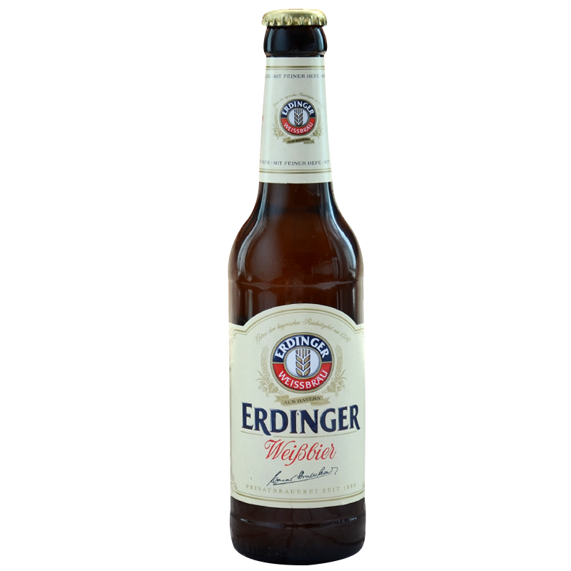 德国原装进口啤酒艾丁格ERDINGER系列啤酒 精酵型白啤330ml*12瓶