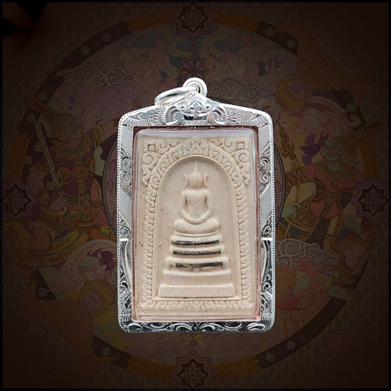 【经典27年老牌】龙婆坤 大耳崇迪佛 三银管版 佛历2537 泰国佛牌