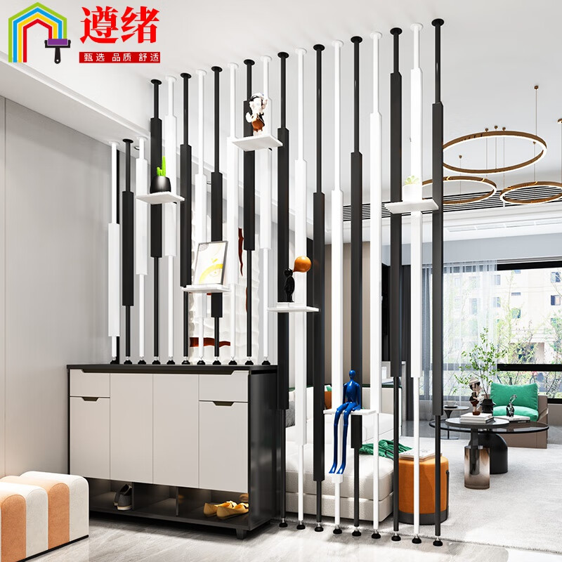 入户玄关客厅屏风隔断装饰格栅铁艺不锈钢 金色50-160厘米 每根价格
