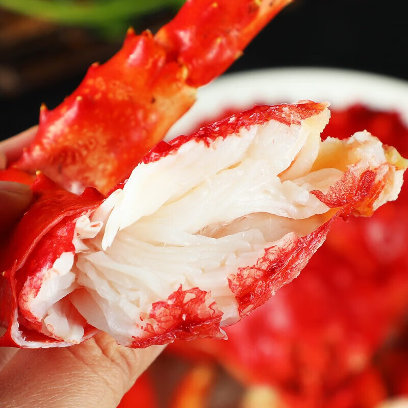 沃鲜客鲜活熟冻帝王蟹螃蟹帝皇蟹腿10斤海鲜大礼包年货礼盒长脚蟹 企业团购或其他规格 咨询客服