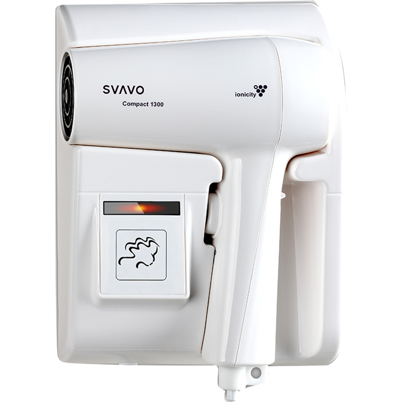 瑞沃（SVAVO） 壁掛式電吹風機 酒店賓館浴室恒溫負離子冷熱風電吹風筒 家用護發(fā)大功率電吹風機 V-175 白色