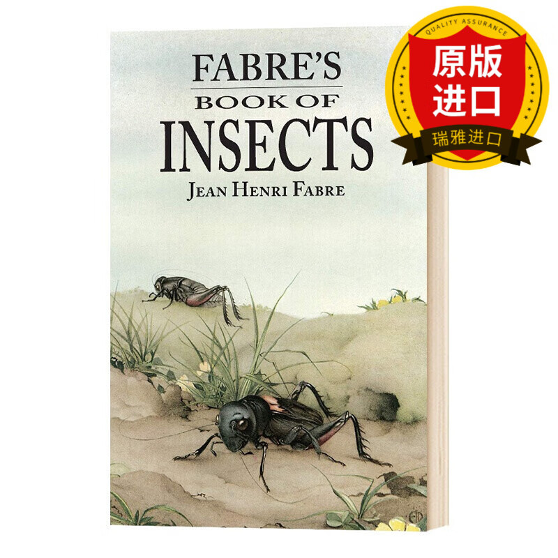 英文原版 法布尔昆虫记 fabres book of insects jean henri fabre