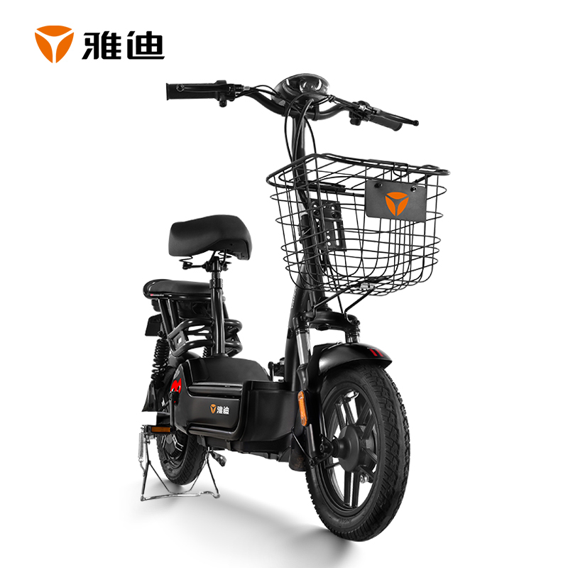 雅迪电动车尚酷新国标电动车代步车电动自行车电瓶车黑色 - 必应鸟
