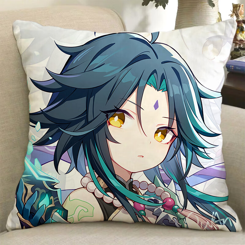 汉舒原神魈周边抱枕金鹏玩偶毛绒鸟护法夜叉大将睡觉动漫二次元靠枕 1