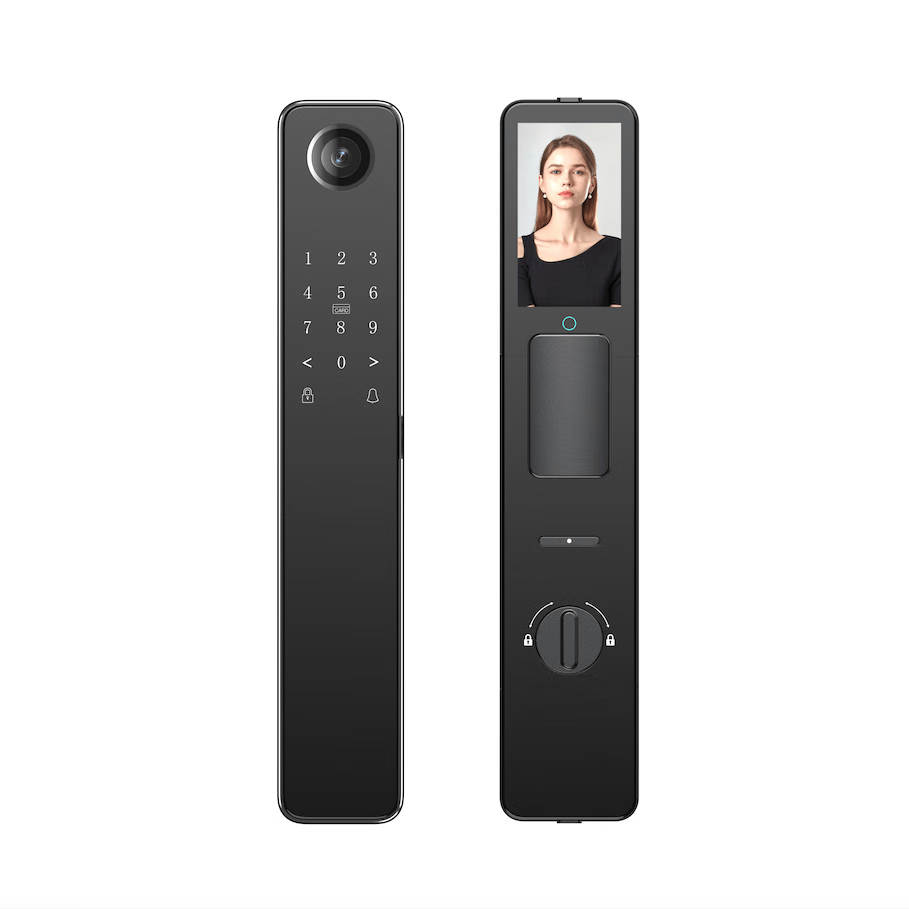 锁先森S1涂鸦智选涂鸦智能锁WiFi、ZigBee3D人脸识别锁可视对讲指纹APP 黑色