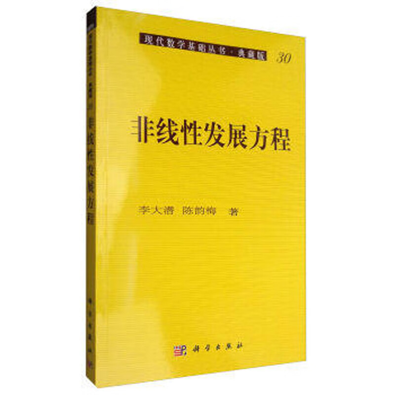 [按需印刷]非线性发展方程