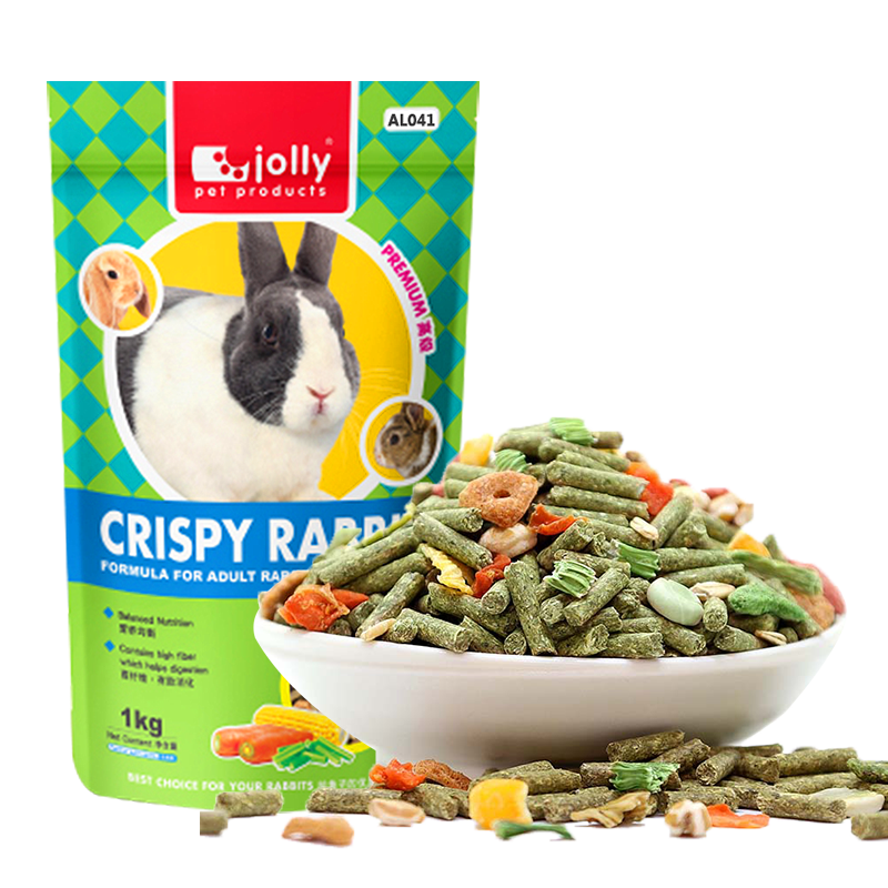 jolly祖莉 兔子粮食兔兔主粮兔兔主食综合兔粮1kg  al041