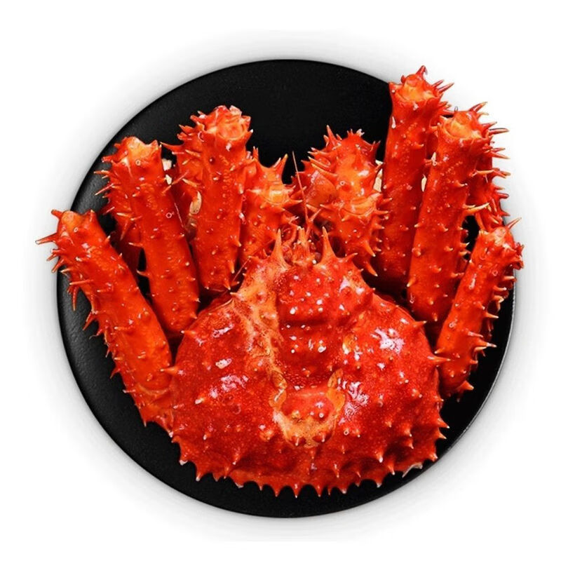 熟冻蟹智利国产长脚蟹皇帝蟹新鲜超大螃蟹酒楼自助餐商用送礼 2-2.