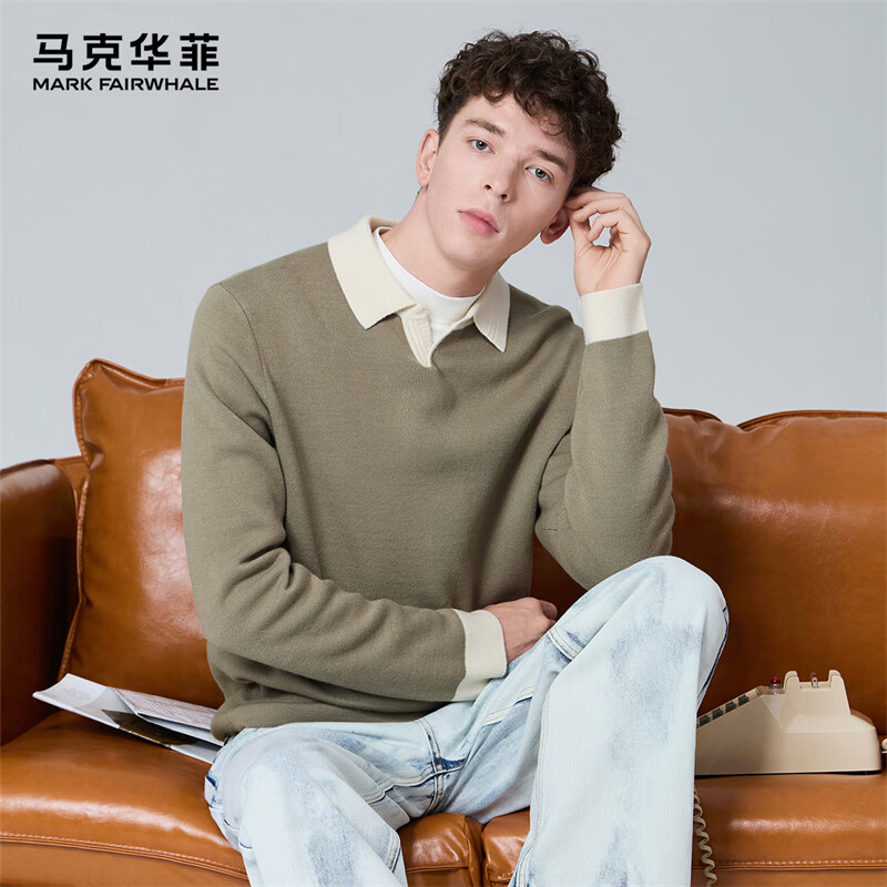 ���˻���ë�����ﶬ����ʿ����СV������֯ײɫƴ����ë�� ���� 50/M 