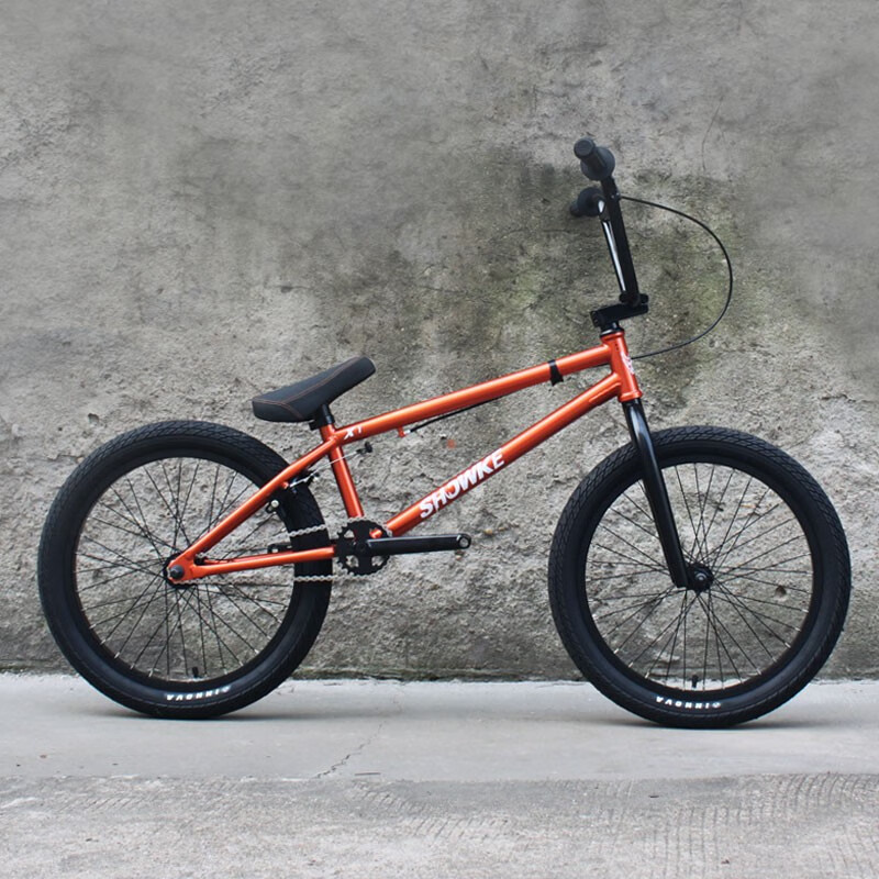 碳钢bmx自由小轮径车特技花式街车表演自行车单车x1极限小轮车表演车