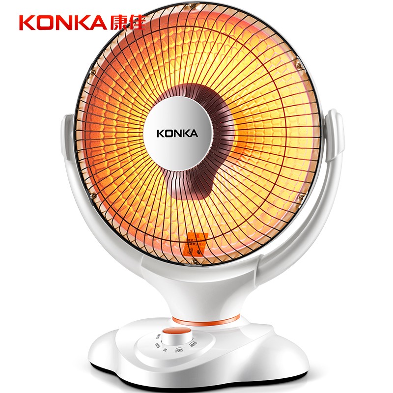 康佳（KONKA）取暖器/家用电暖器/台式小太阳/烤火炉/电热扇/电暖扇/速热摇头电暖气 摇头送暖KH-TY06A