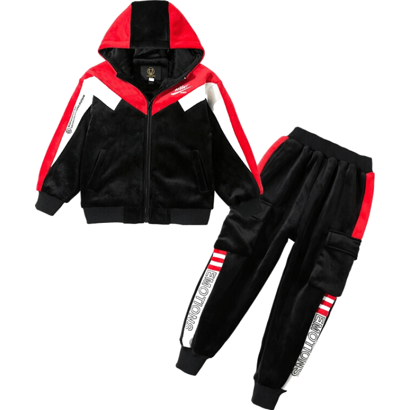 奥米鼠男童套装绿色金丝绒加绒卫衣，价格历史走势与销量趋势分析|京东查询套装历史价格