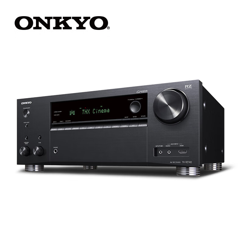 安桥（ONKYO）TX-RZ740 功放 音响 音箱 家庭影院 9.2声道功放机 4K蓝牙 杜比全景声 DTS:X THX Wi-Fi 大功率
