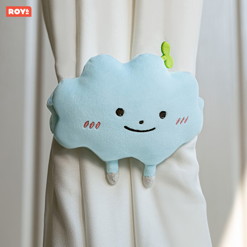 roy6莱阳多功能玩偶 卡通可爱萌趣公仔窗帘收拢挂扣 line friends 龙