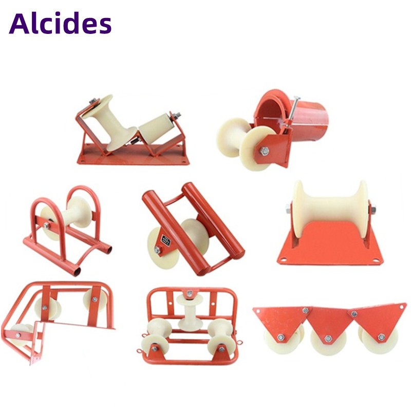 挂钩吊轮三联井口滑轮组地缆管口转角直跑滑车尼龙alcides 转角滑轮