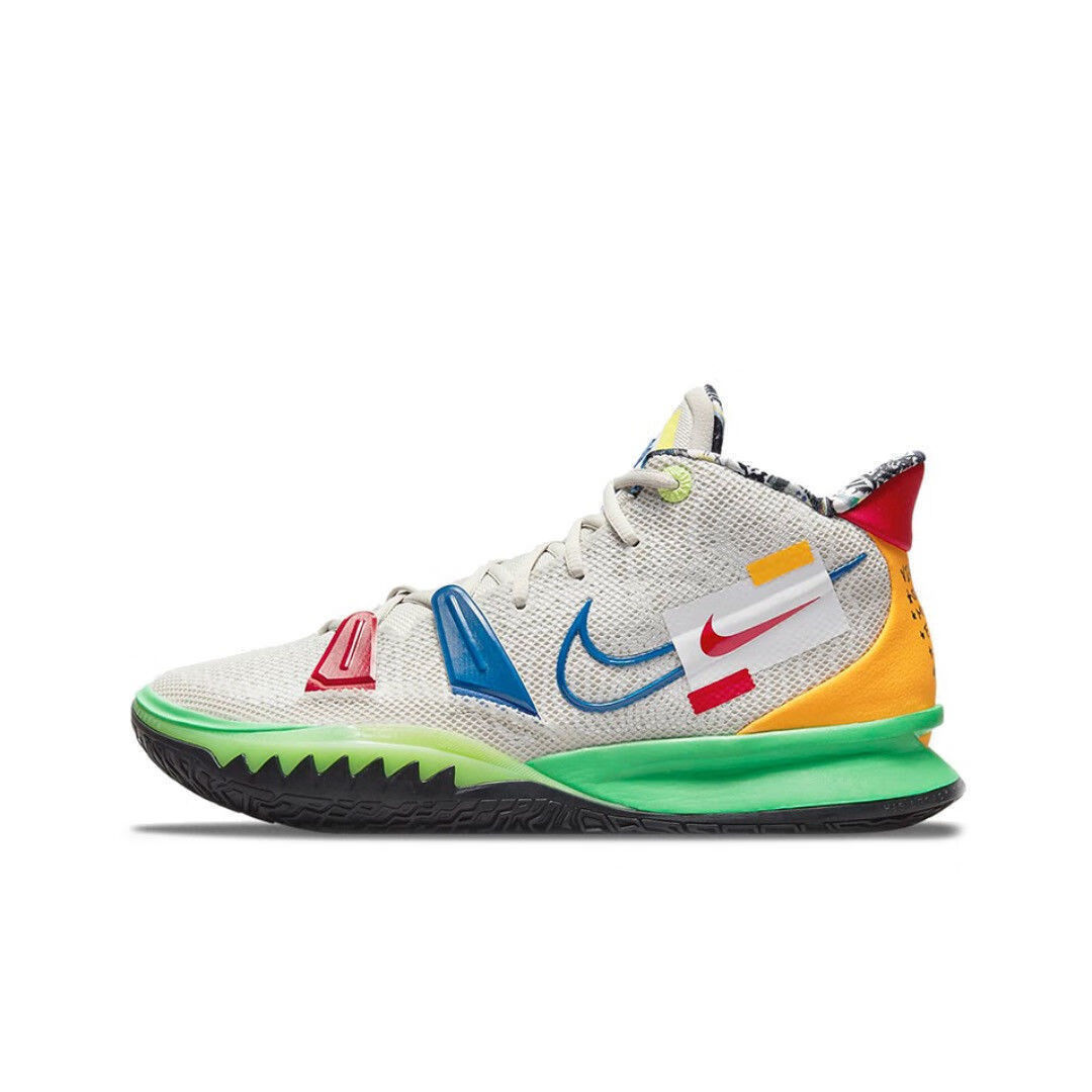 【官方旗舰店】kyrie7 ep欧文7代白绿蓝薰衣草紫数学公式淡粉色黑白