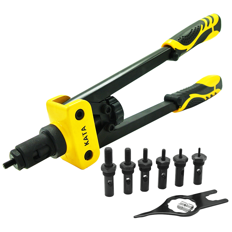 锴达(keltonn)铆螺母枪重型14英寸旋转拉铆枪拉母枪手动工具m3-m10 kt