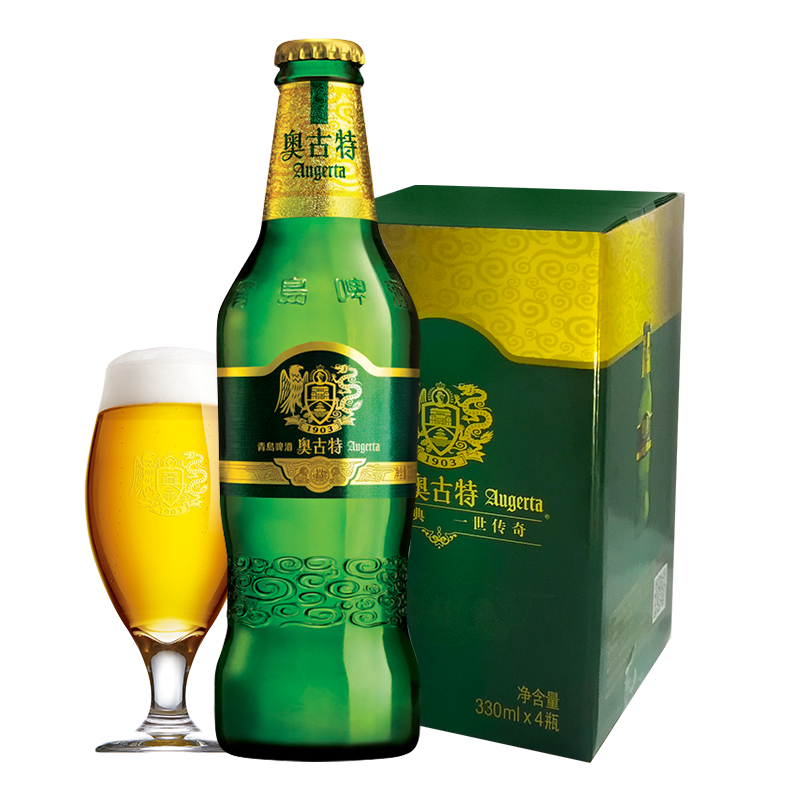 青岛啤酒奥古特330ml 4瓶
